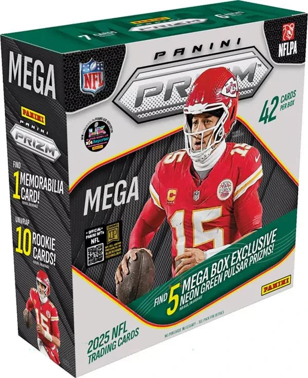 2025 Panini Prizm Football Mega Box - CardVault Collections
