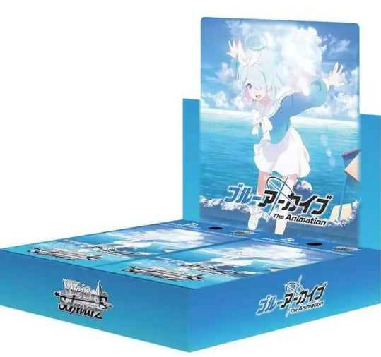 Blue Archive The Animation branded collectible trading card display box