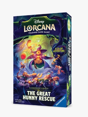 Disney Lorcana TCG The Great Hunny Rescue Illuminineer's Quest board game box.