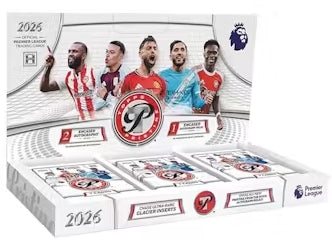 2026 Panini Premier League trading card blaster box with soccer player graphics
