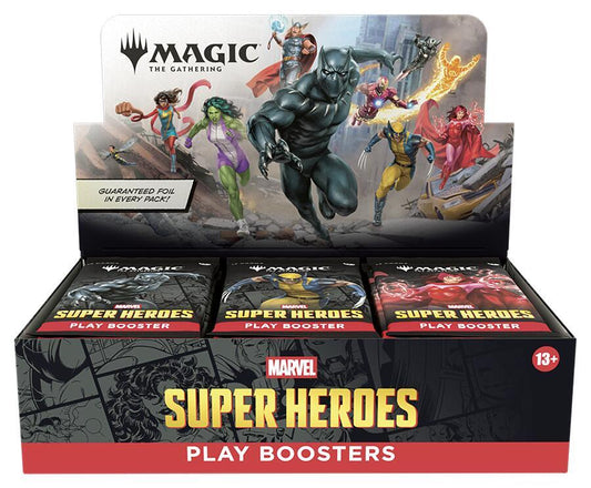 Magic the Gathering: Marvel Super Heroes Play Booster Box (PRE - ORDER) - CardVault Collections