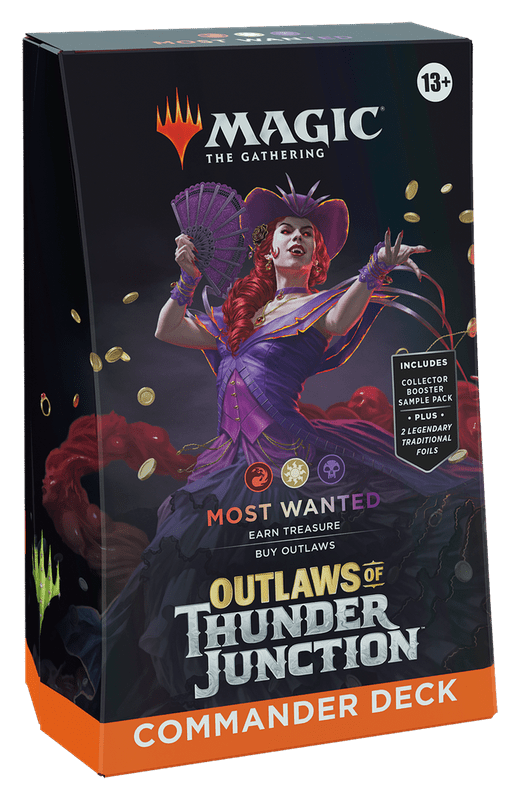 Magic the Gathering: Outlaws of Thunder Junction Commander Deck (Most Wanted) - CardVault Collections