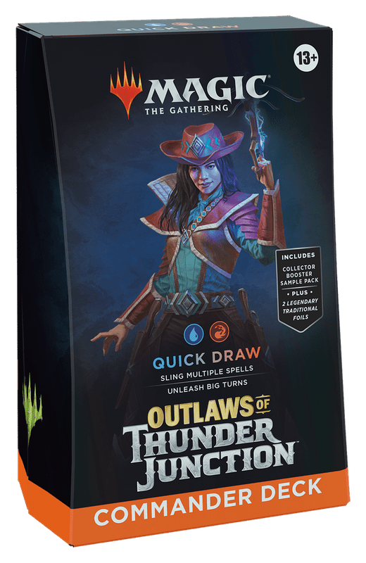 Magic the Gathering: Outlaws of Thunder Junction Commander Deck (Quick Draw) - CardVault Collections