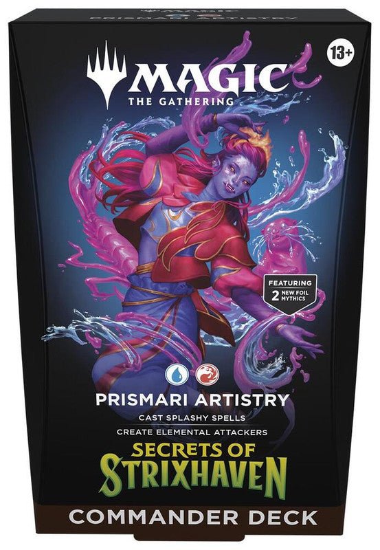 Magic The Gathering: Secrets of Strixhaven Commander Deck (Prismari Artistry) - CardVault Collections