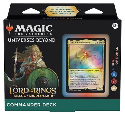 Magic the Gathering The Lord of the Rings: Tales of Middle - earth Commander Deck - Riders of Rohan - CardVault Collections