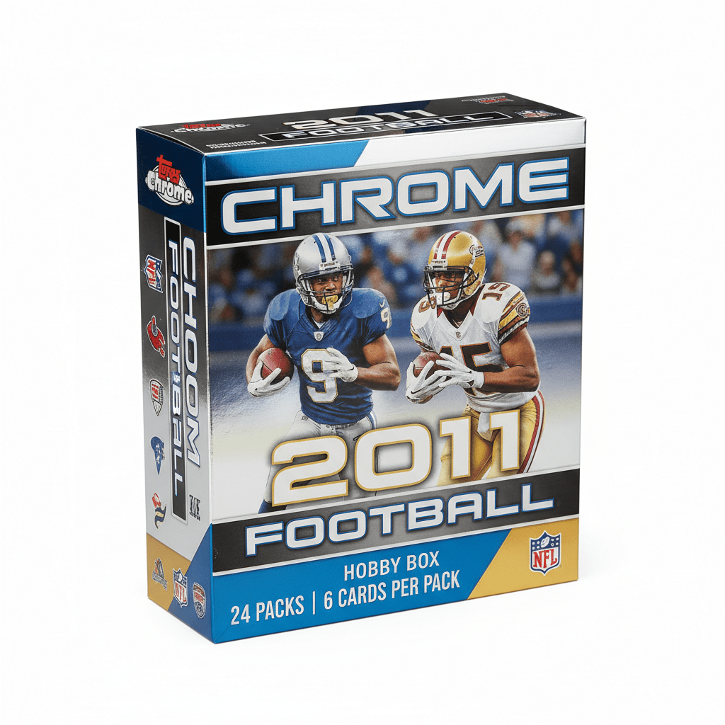 2011 Topps Chrome Football Hobby Box - CardVault Collections