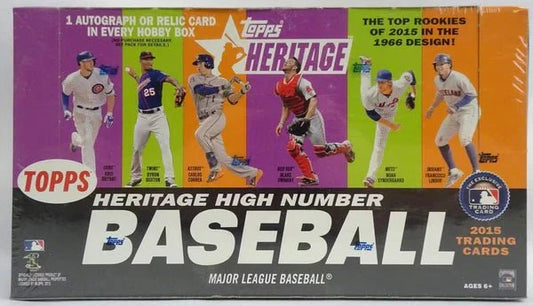 2015 Topps Heritage High Number Baseball Hobby Box - CardVault Collections