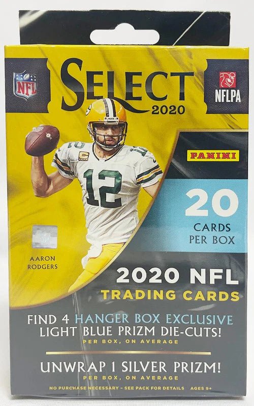 2020 Panini Select Football Hanger Box (Light Blue Prizms) - CardVault Collections