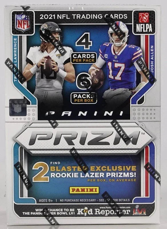2021 Panini Prizm Football Blaster Box (Lazer Prizms!) - CardVault Collections