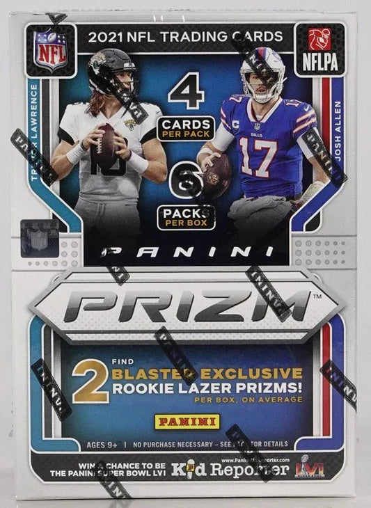 2021 Panini Prizm Football Blaster Box (Lazer Prizms!) - CardVault Collections