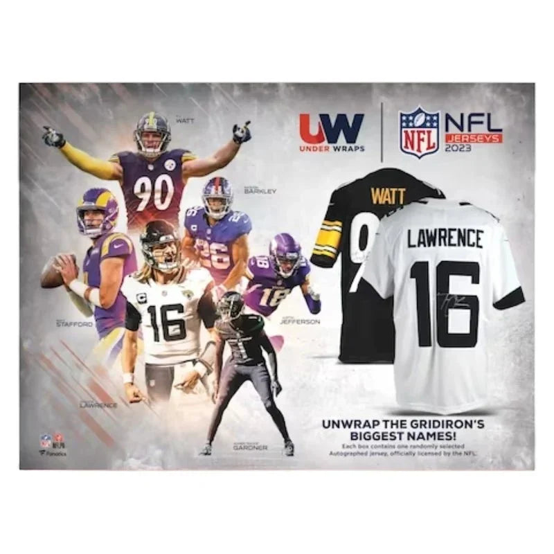 2023 Fanatics Under Wraps Football Autographed Jersey Box - CardVault Collections