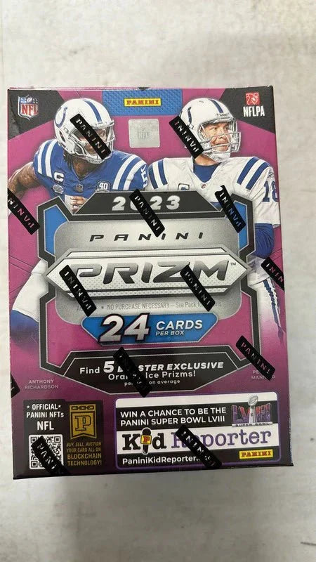 2023 Panini Prizm Football 6-Pack Hobby Blaster Box (Orange Ice Prizms) - CardVault Collections