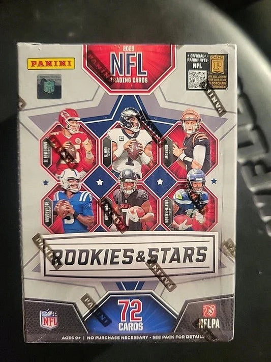 2023 Panini Rookies & Stars Football Blaster Box (Red & Red Plaid Parallels) - CardVault Collections