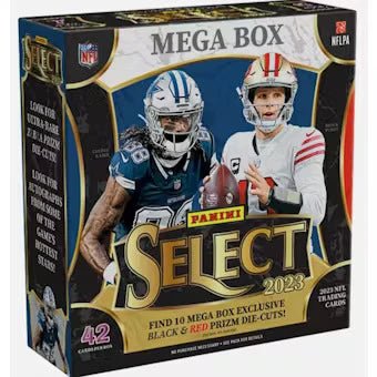 2023 Panini Select Football Mega Box (Black & Red Prizms!) - CardVault Collections