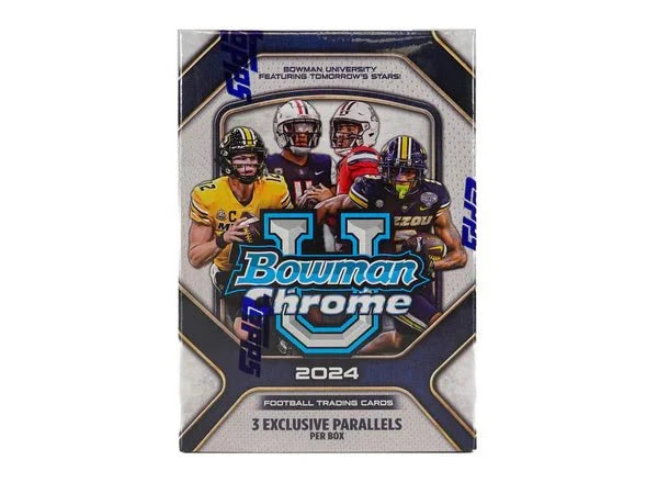 2024 Bowman Chrome University Football Blaster Box - CardVault Collections