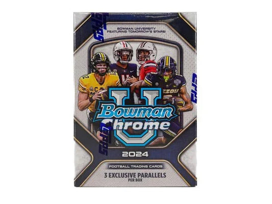 2024 Bowman Chrome University Football Blaster Box - CardVault Collections