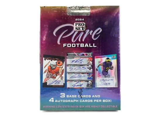 2024 Leaf Pro Set Pure Football Hobby Box - CardVault Collections