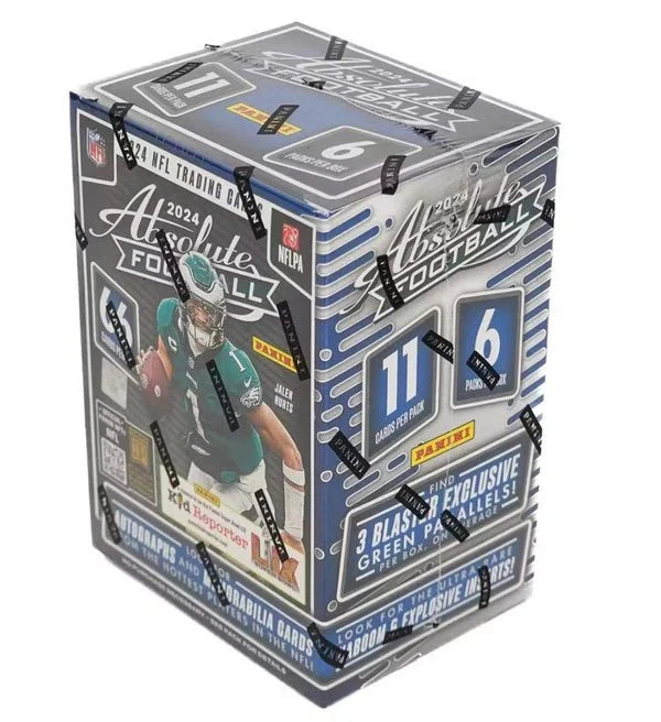 2024 Panini Absolute Football Blaster Box (Green Parallels!) - CardVault Collections