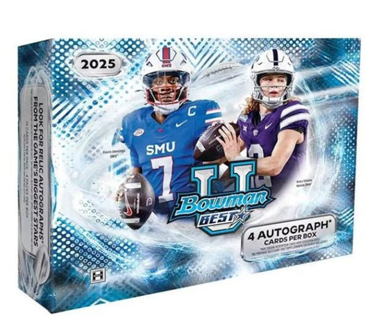 2025 Bowman University Best Football Hobby Box - CardVault Collections
