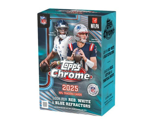 2025 Topps Chrome Football Blaster Box - CardVault Collections