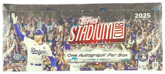2025 Topps Stadium Club Baseball Hobby Box - CardVault Collections
