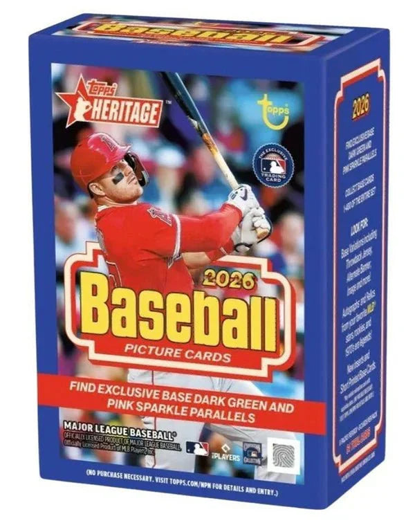 2026 Topps Heritage Baseball Blaster Box - CardVault Collections