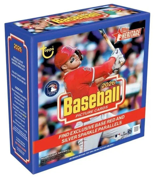 2026 Topps Heritage Baseball Mega Box - CardVault Collections