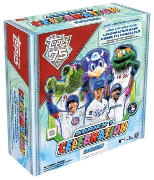 2026 Topps Series 1 Baseball Celebration Mega Box - CardVault Collections