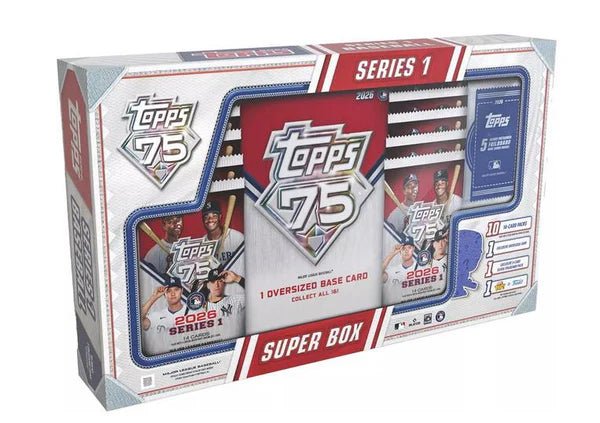 2026 Topps Series 1 Baseball Super Box - CardVault Collections