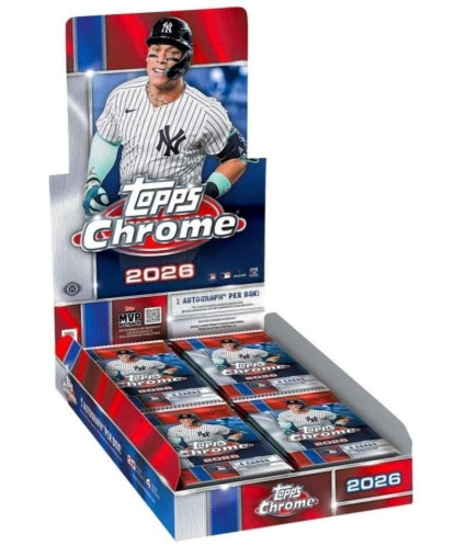 2026 Topps Chrome Baseball Hobby Box