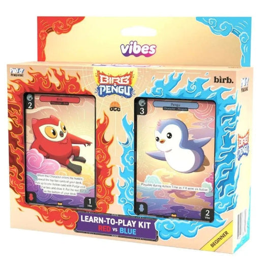 Vibes TCG: Birb and Pengu Starter Kit (Red VS Blue)