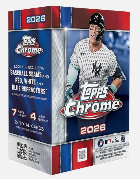 2026 Topps Chrome Baseball Blaster Box