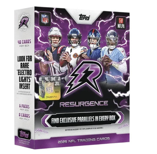 2025 Topps Resurgence Football Mega Box (PRE-ORDER)