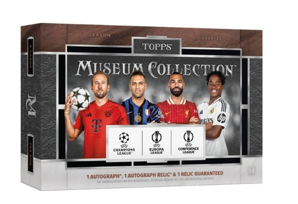 2025/26 Topps UEFA Club Competitions Museum Collection Soccer Hobby Box (PRE-ORDER)