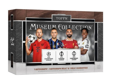2025/26 Topps UEFA Club Competitions Museum Collection Soccer Hobby Box (PRE-ORDER)