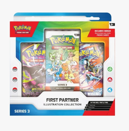 Pokemon TCG: Mega Evolution - First Partner Illustration Collection Series 3 Box (PRE-ORDER)