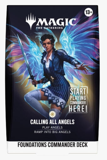 Magic The Gathering: Foundations Commander Deck (Calling All Angels) (PRE-ORDER)