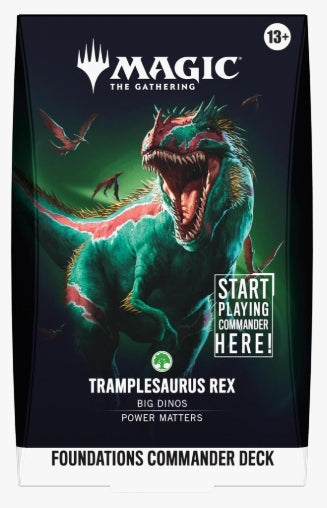 Magic The Gathering: Foundations Commander Deck (Tramplesaurus Rex) (PRE-ORDER)