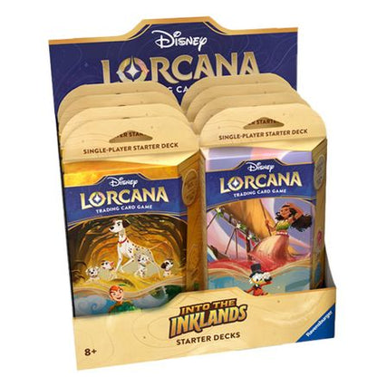 Disney Lorcana: Into The Inklands Starter Deck Display - CardVault Collections