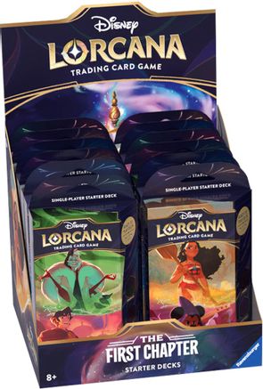 Disney Lorcana: The First Chapter Starter Deck Display - CardVault Collections