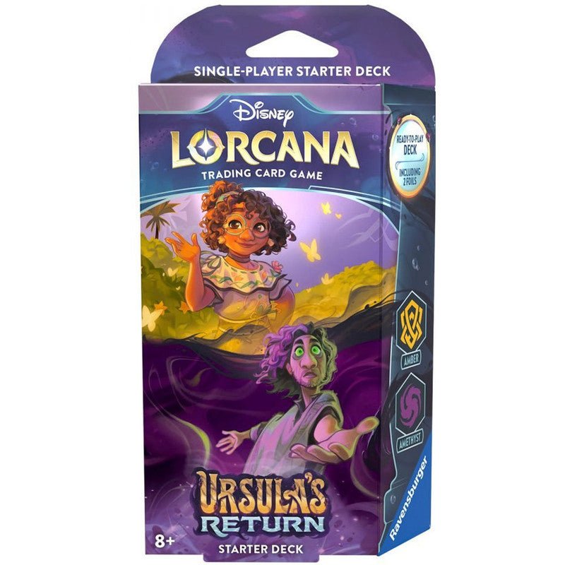 Disney Lorcana: Ursula's Return Starter Deck (Amber and Amethyst) - CardVault Collections