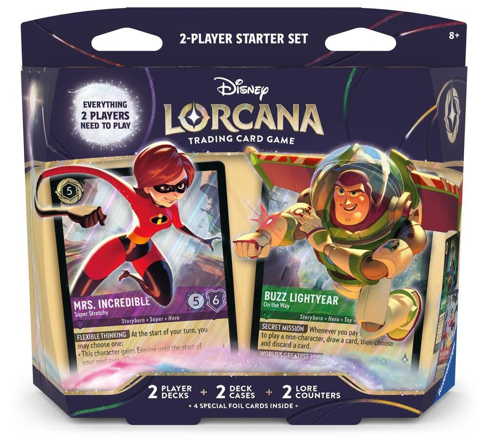 Disney Lorcana: Wilds Unknown 2 - Player Deck (Elastagirl and Buzz Lightyear) - CardVault Collections