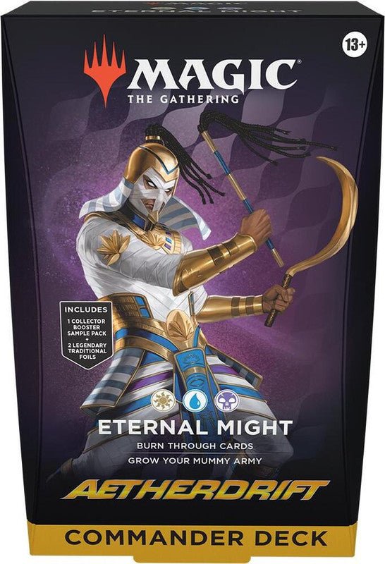 Magic the Gathering: Aetherdrift Commander Deck (Eternal Might) - CardVault Collections