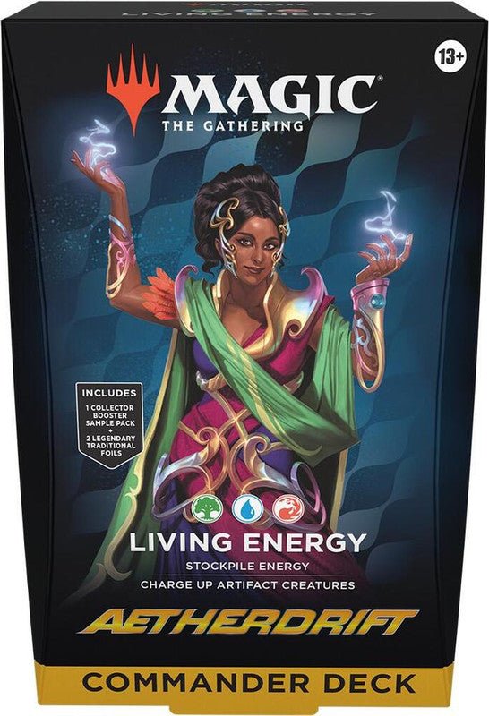 Magic the Gathering: Aetherdrift Commander Deck (Living Energy) - CardVault Collections