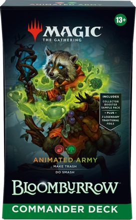 Magic the Gathering: Bloomburrow Commander Deck (Animated Army) - CardVault Collections