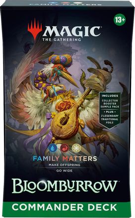 Magic the Gathering: Bloomburrow Commander Deck (Family Matters) - CardVault Collections