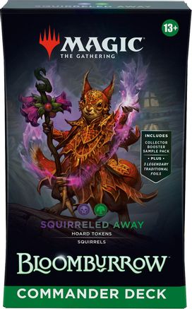 Magic the Gathering: Bloomburrow Commander Deck (Squirreled Away) - CardVault Collections