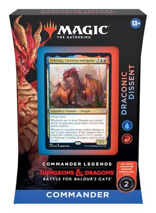 Magic the Gathering: Commander Legends - Battle for Baldur's Gate Draconic Dissent Commander Deck - CardVault Collections