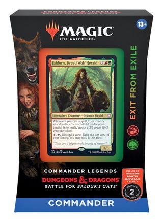Magic the Gathering: Commander Legends - Battle for Baldur's Gate Exit from Exile Commander Deck - CardVault Collections
