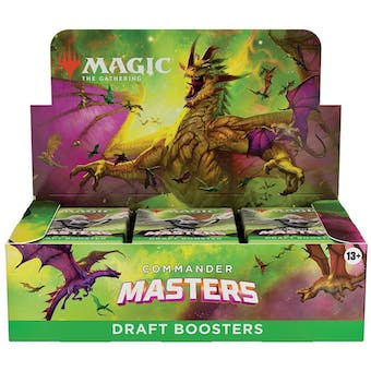 Magic the Gathering: Commander Masters - Draft Booster Box - CardVault Collections